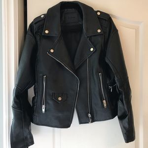 Blanknyc black leather jacket